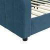 vidaXL Lit de repos sans matelas bleu 80x200 cm velours