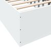 vidaXL Cadre de lit sans matelas blanc 90x200 cm