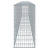 vidaXL Panier gabion avec couvercle 700x50x100 cm fer galvanisé