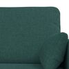 vidaXL Ensemble de Canap&eacute;s 2 pcs Vert fonc&eacute; 139 x 78 x 80 cm tissu
