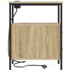 vidaXL Cabinet de chevet avec tiroir Ch&ecirc;ne Sonoma 30 x 48 x 61 cm