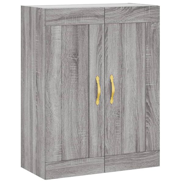 vidaXL Armoire murale sonoma gris 69,5x34x90 cm bois d'ingénierie
