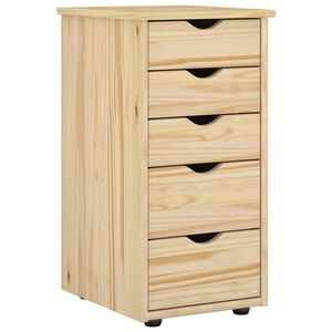 vidaXL Armoire Marron 34 x 39 x 61,5 cm Bois de Pin Massif