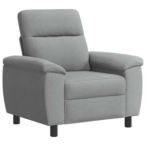 vidaXL Canap&eacute; Gris clair 95 x 90 x 95 cm Tissu
