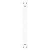 vidaXL Pieds de table &agrave; manger en forme de V, 3 pi&egrave;ces, blanc, 80 x (72-73,3) cm, acier