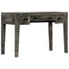 vidaXL Bureau Noir 110 x 50 x 75 cm Bois de manguier massif