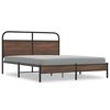 vidaXL Cadre de lit sans matelas 150x200 cm ch&ecirc;ne marron