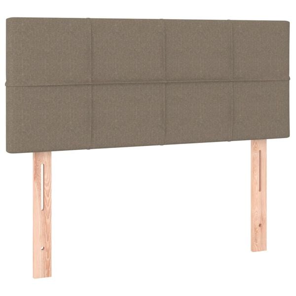 vidaXL Tête de lit Taupe 80x5x78/88 cm Tissu