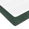 vidaXL Matelas de lit à ressorts ensachés 120x220x20 cm velours