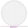 vidaXL Tapis rond naturel clair 80 cm bambou