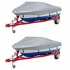 vidaXL Housses de bateau 2 pcs Gris Longueur 427-488 cm Largeur 229 cm