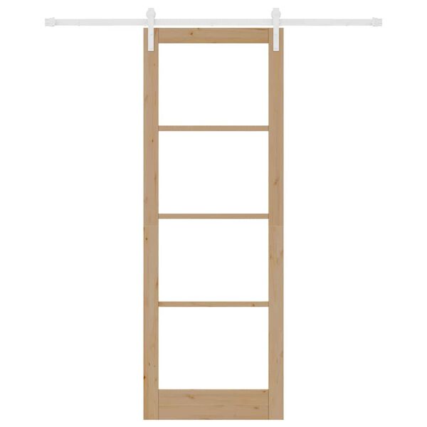 vidaXL Porte coulissante ORKDAL Naturel 83 x 232 cm