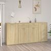 vidaXL Buffet Ch&ecirc;ne sonoma 160x36x75 cm Bois d'ing&eacute;nierie
