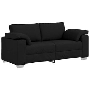 vidaXL Canap&eacute; Noir 180 x 80 x 82 cm tissu