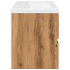 vidaXL Armoire lavabo avec bassin intégré chêne artisanal
