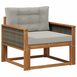 vidaXL Sofa de milieu ext&eacute;rieur Naturel