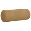 vidaXL Coussins d'accent 2 pcs Marron Ø 15 x 40 cm