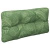 vidaXL Coussins de palette lot de 2 motif de feuilles tissu