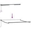 vidaXL Auvent R&eacute;tractable Multicolore 350 x 250 cm