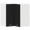 vidaXL Armoire suspendue Lyon Ch&ecirc;ne noir 57 x 57 x 60 cm
