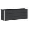 vidaXL Jardini&egrave;re sur&eacute;lev&eacute;e Noir 150 x 50 x 54 cm alu.