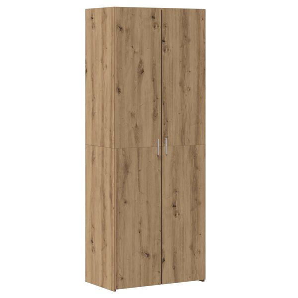 vidaXL Haut Armoire 2 pcs Ch&ecirc;ne artisanal 70 x 42,5 x 185 cm