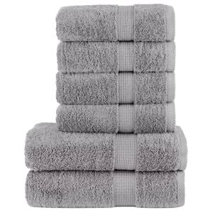 vidaXL Ensemble de serviettes de qualit&eacute; sup&eacute;rieure SOLUND 6 pcs gris