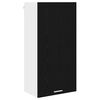 vidaXL Armoire suspendue Ch&ecirc;ne noir et Blanc 50 x 31 x 100 cm