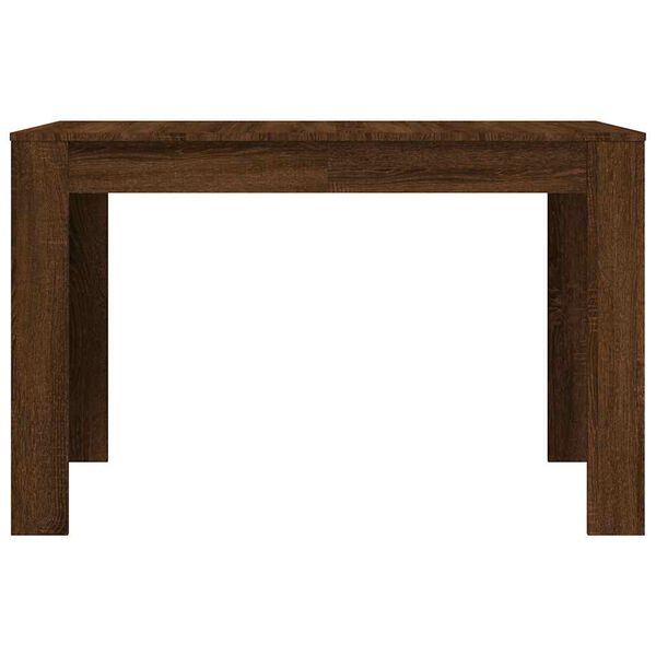 vidaXL Table &agrave; d&icirc;ner Ch&ecirc;ne marron 120x60x76 cm bois d'ing&eacute;nierie