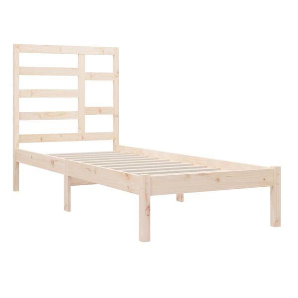 vidaXL Cadre de lit sans matelas bois massif 90x200 cm