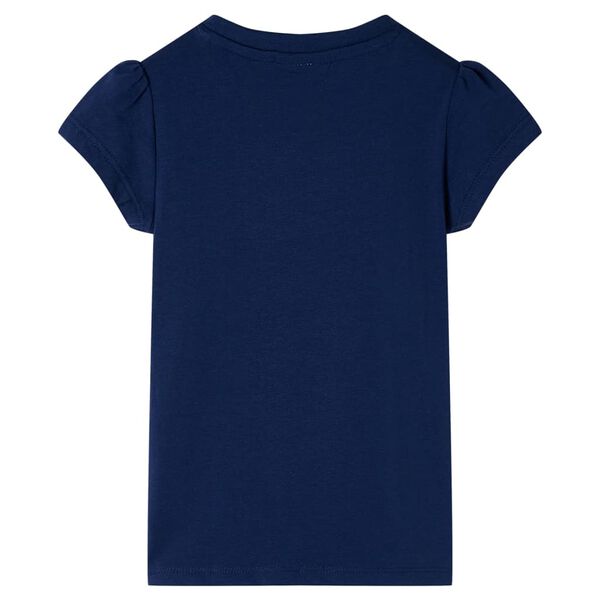 T-shirt pour enfants bleu marine 116