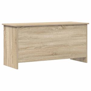 vidaXL Coffre de rangement avec stockage Ch&ecirc;ne Sonoma 100 x 40 x 50 cm