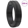 vidaXL Fil de liaison de cl&ocirc;ture 250 m 0,9/1,4 mm Acier Anthracite
