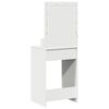 vidaXL Table de Toilette Blanc 50 x 41 x 135 cm Bois d'ing&eacute;nierie