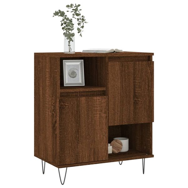 vidaXL Buffet Ch&ecirc;ne marron 60x35x70 cm Bois d'ing&eacute;nierie
