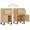 vidaXL Buffet chêne sonoma 40x35x70 cm bois d'ingénierie