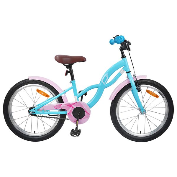 vidaXL V&eacute;lo pour Enfants 18 Pouces pour les 5-7 ans Bleu clair