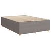 vidaXL Cadre de lit sans matelas taupe 140x190 cm tissu