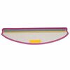 vidaXL Tapis d'escalier 20 pièces 65 x 21 x 4 cm Violet Demi-rond Grand