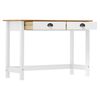 vidaXL Table console Hill avec 2 tiroirs 110x45x74 cm Pin solide