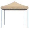 vidaXL Tente de r&eacute;ception pliable escamotable beige 292x292x315 cm