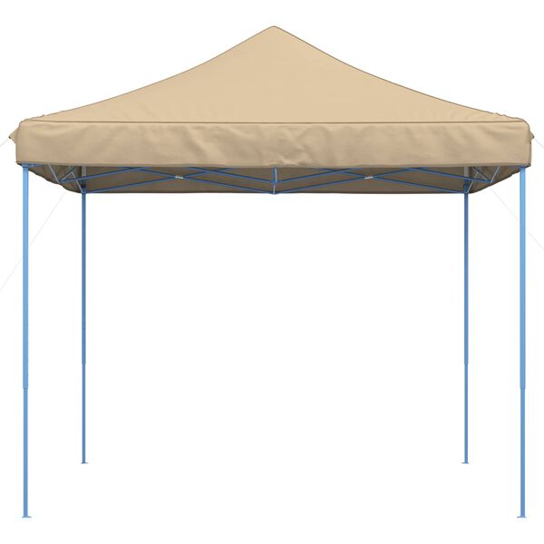 vidaXL Tente de r&eacute;ception pliable escamotable beige 292x292x315 cm