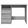 vidaXL Bureau sonoma gris 102x50x75 cm bois d'ingénierie