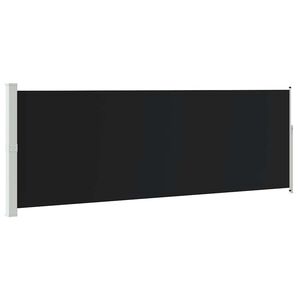 vidaXL Auvent lat&eacute;ral r&eacute;tractable 160 x 500 cm Noir