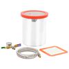 vidaXL Chambre sous vide Acier inoxydable 11,42 L