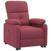 vidaXL Fauteuil Rouge bordeaux Tissu