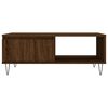 vidaXL Table basse ch&ecirc;ne marron 90x60x35 cm bois d'ing&eacute;nierie