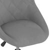vidaXL Chaises pivotantes &agrave; manger lot de 2 gris clair velours