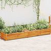 vidaXL Lit sur&eacute;lev&eacute; de jardin Bois d'acacia 200x50x25 cm