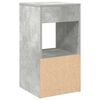 vidaXL Tables de chevet avec tiroir 2 pcs gris b&eacute;ton 35x34x66,5 cm